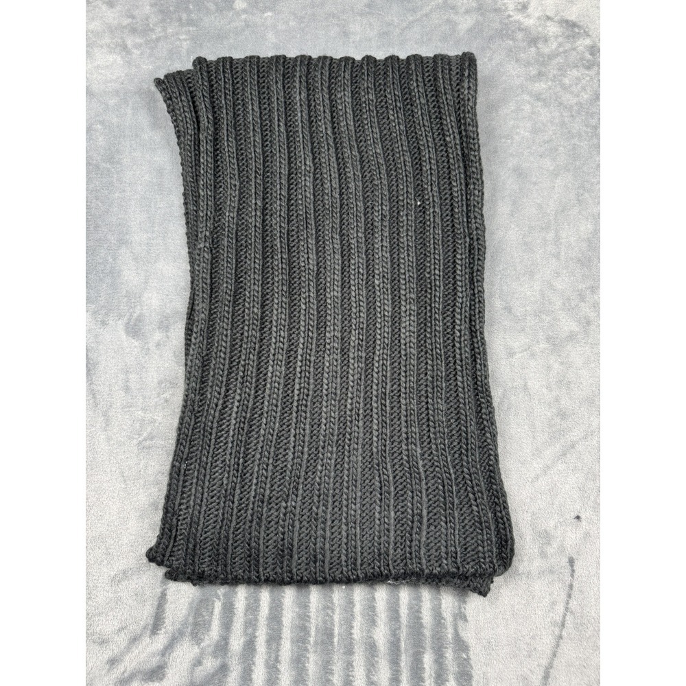 Goodfellow &‎ Co Men's Rib Scarf Black Knit